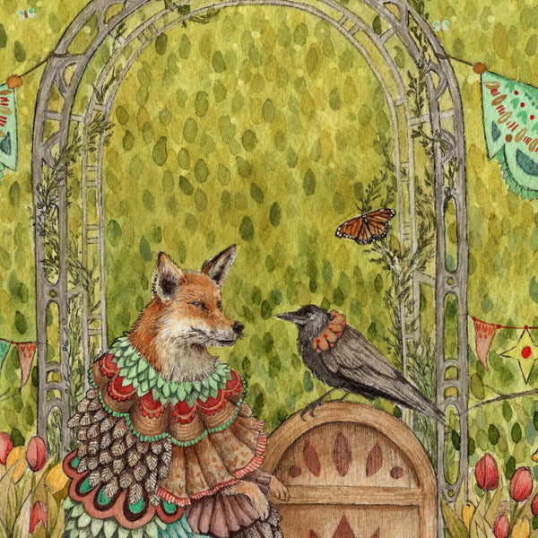 Woodland Homestead: "The Garden" Print by Polanshek of the Hills ...