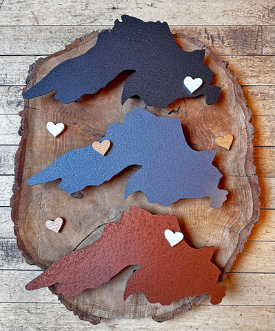 Lake Superior Metal Sign by Gitch Gear
