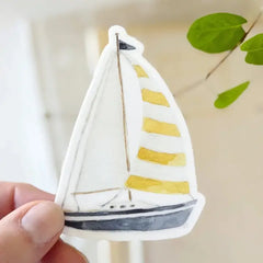 "Sailboat" Sticker by Emily Lex Studio