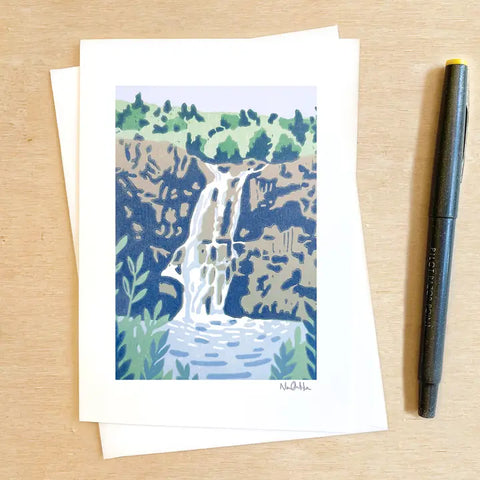 High Falls Card by Nan Onkka