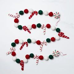 Candy Cane Garland by The Winding Road