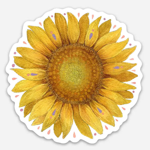 "S is for Sunflower" Sticker by Polanshek of the Hills