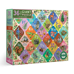 "A is for Acorn" 36pc Giant Puzzle by Eeboo