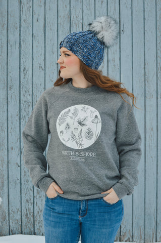 "Nature Collage" Adult Crewneck Sweatshirt by North & Shore