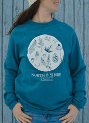 "Nature Collage" Adult Crewneck Sweatshirt by North & Shore