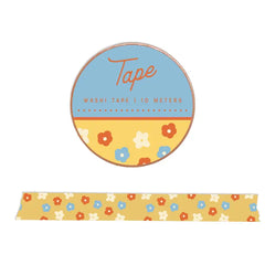 "Flower Pattern" Washi Tape by Ruff House Print Shop