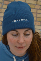 "Take A Hike" Embroidered Beanie by North and Shore