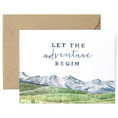 "Let The Adventure Begin" Card by Lana's Shop