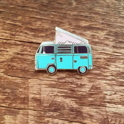 Camper Van Enamel Pin