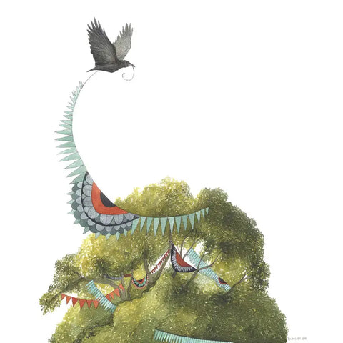 "Quilted Treetop" Print by Polanshek of the Hills