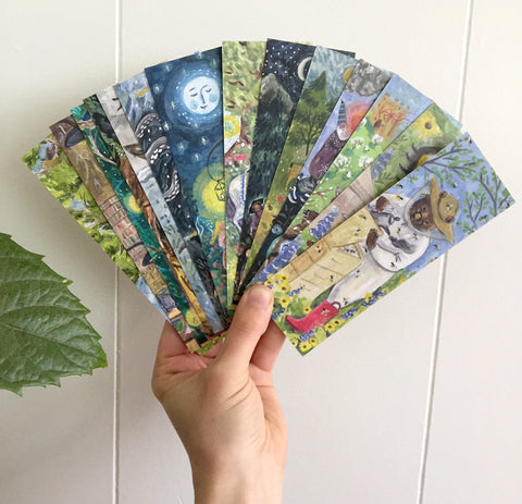 Double-Sided Paper Bookmarks by Ingrid Press