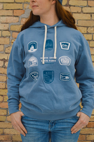 "North Shore State Park" Adult Hoodie Sweatshirt by North & Shore