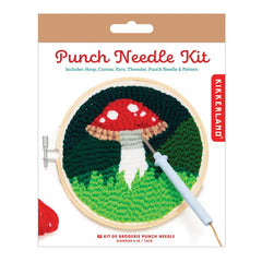'Mushroom' Punch Needle Kit by Huckleberry by Kikkerland