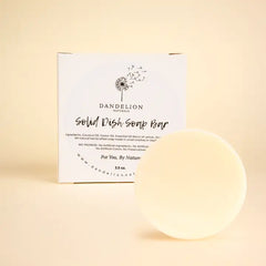 "Lemon + Basil + Rosemary" Solid Dish Soap Bar by Dandelion Naturals