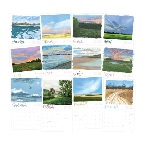 2024 Land & Sky Calendar by 1 Canoe2