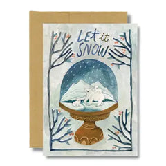 "Let it Snow" Card by Canyon & Cove