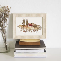 "Cottage" Landscape Print by Fox & Fables