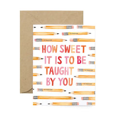 "Teacher Appreciation" Card by Lana's Shop