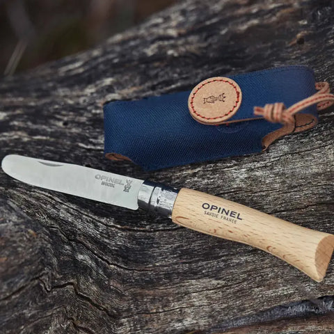 My First Knife & Recycled Sheath Set by Opinel