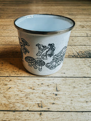 "Minnesota Mushroom" Enamel Camp Cup by North & Shore