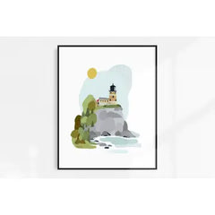 "Split Rock Lighthouse" Print by Karlie Joy