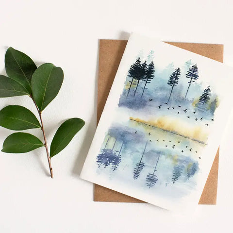 "Misty Morning" Card by May We Fly