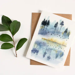 "Misty Morning" Card by May We Fly