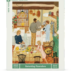 "Saturday Pancakes" Lore Pemberton 300 Piece Puzzle by New York Puzzle Company
