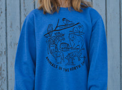 "Animals of the North Shore" Youth Crewneck Sweatshirt by North & Shore