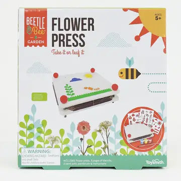 Paint Your Own "Flower Press" by Beetle & Bee