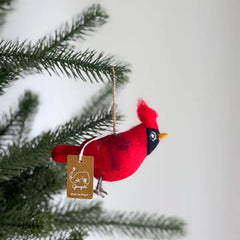 "Bird" Felt Ornaments by Ganapati