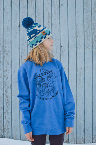 "Animals of the North Shore" Youth Crewneck Sweatshirt by North & Shore