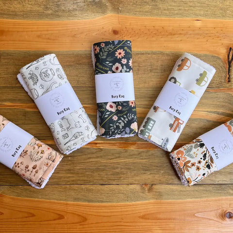 Burp Rag by Tiny Treasures Designs