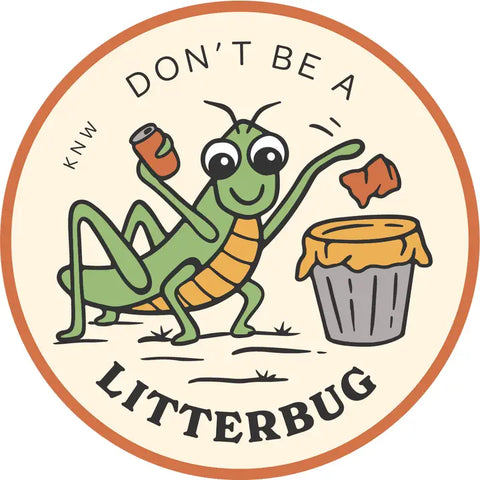 "Litterbug" Sticker by Keep Nature Wild