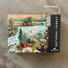 National Forest 500 Puzzle - The Montana Scene