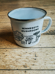 "Minnesota Mushroom" Enamel Camp Cup by North & Shore