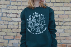 "Animals of the North Shore" Youth Crewneck Sweatshirt by North & Shore