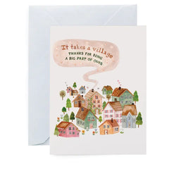 "It Takes A Village" Card by Lana's Shop