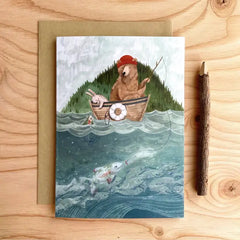 Fishing Day Card by Canyon and Cove