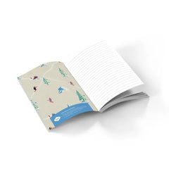 "Snowy Mountain" Classic Layflat Notebook by Denik