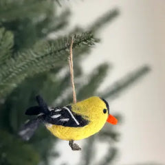 "Bird" Felt Ornaments by Ganapati