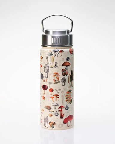 Mushroom Print Vacuum Insulated Water Bottle