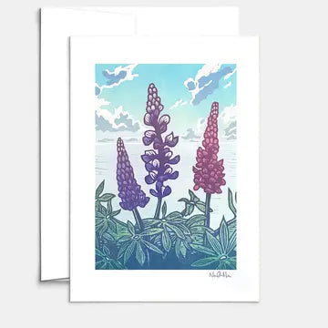 " A Lively Bunch" Greeting Card by Nan Onkka