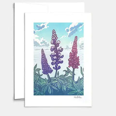 " A Lively Bunch" Greeting Card by Nan Onkka