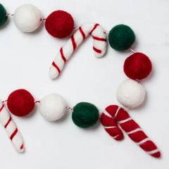 Candy Cane Garland by The Winding Road