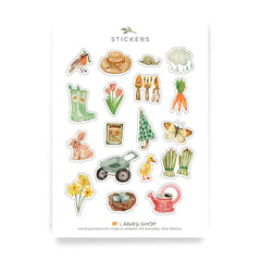"Spring" Sticker Sheet by Lana's Shop