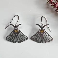 Stained Glass Resin Earrings by Wild Lupine Folkcraft