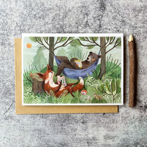 "Lazy Days" Card by canyon and Cove