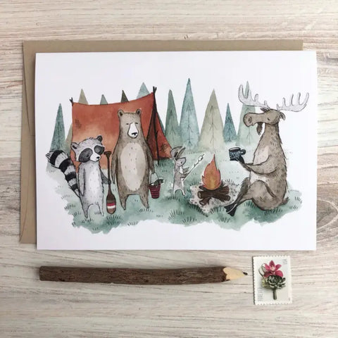 "Gathering Friends" Card by Canyon and Cove