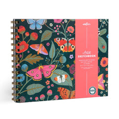 Victoria's Moths Hardcover Sketchbook by Eeboo
